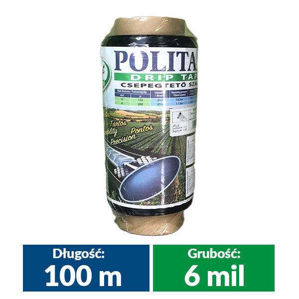 neuer Poliext - Nawodnienia  kropelkowe Taśma dł. 100m 6mil 10L/h - 0. Bewässerungsschlauch