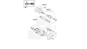 New Holland T6090 T6070 Półoś przegubowa 5197775 Achse für New Holland T6090 T6070  Radtraktor