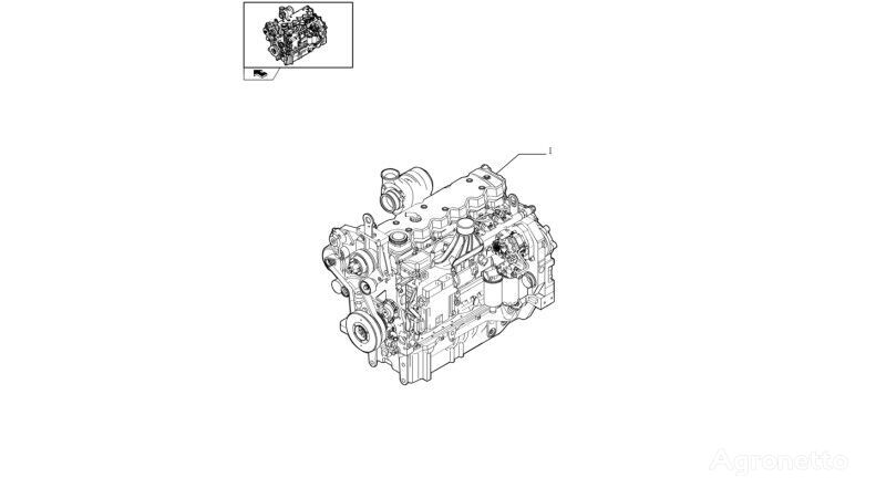 Motor für New Holland T6090  Radtraktor