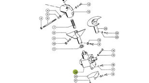 Claas 0006089313 Schwenkmotor für Claas Dominator 98 Getreideernter