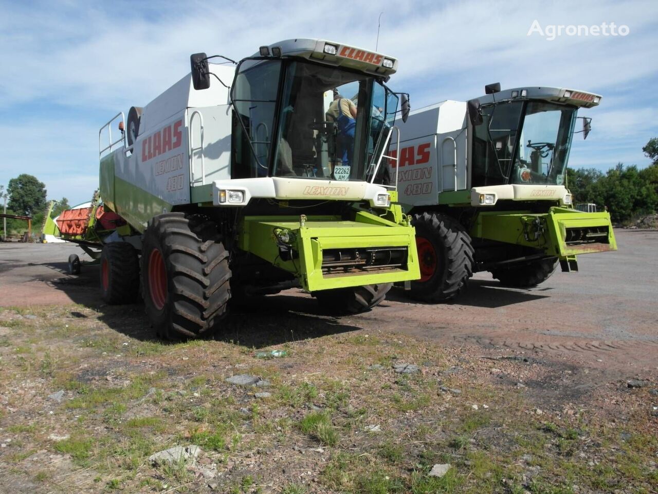 Claas Lexion 480 v Lizynh Getreideernter